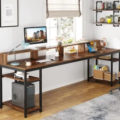 New Tribesigns Two Person Desk, 78.7