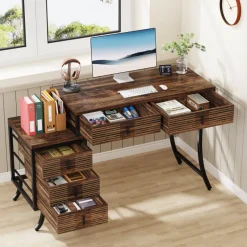 New Tribesigns Wood Computer Desk, 55