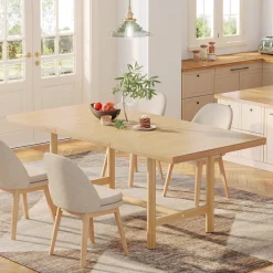 Fashion Tribesigns Wood Dining Table, 63