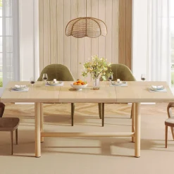 Fashion Tribesigns Wood Dining Table, 63