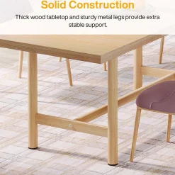 Fashion Tribesigns Wood Dining Table, 63