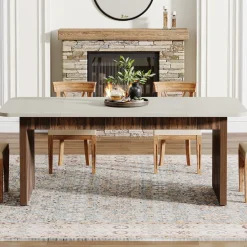 Discount Tribesigns Wood Dining Table, 70