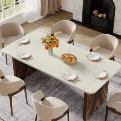 Discount Tribesigns Wood Dining Table, 70