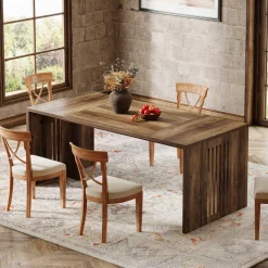 Discount Tribesigns Wood Dining Table, 63