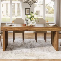 Fashion Tribesigns Wood Dining Table, 63