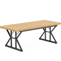 Flash Sale Tribesigns Wood Dining Table, Farmhouse 70.8