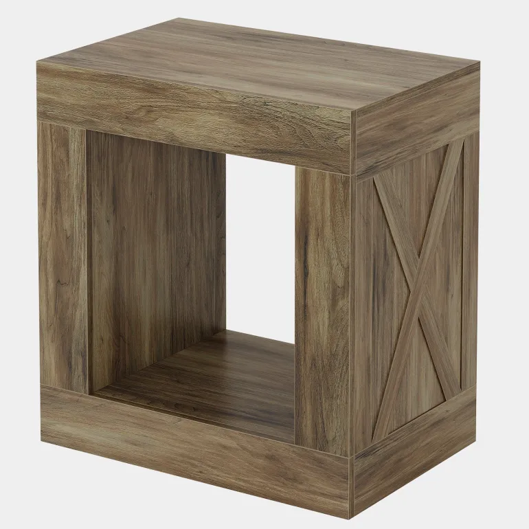 New Tribesigns Wood End Table, Small Sofa Side Table With Storage