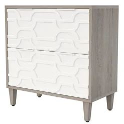 Shop Tribesigns Wood File Cabinet, 2-Drawer Storage Cabinet for A4/Letter/Legal Size