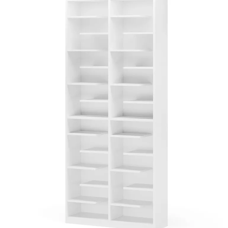 Best Tribesigns Wood Shoe Cabinet, Freestanding Shoe Rack with 26 Cubbies